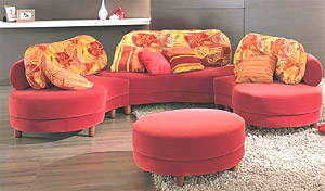 Уютная мягкая мебель